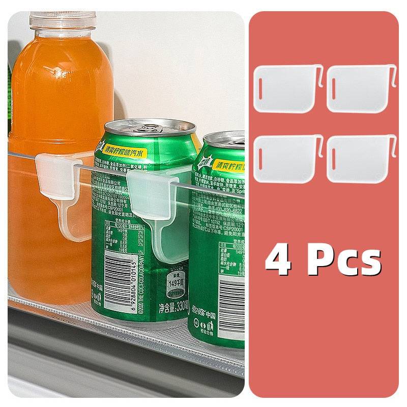 Refrigerator Storage Partition Board Retractable Plastic Divider Storage Splint Kitchen Bottle Can Shelf Organizer - Culinarywellbeing