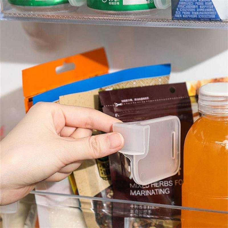 Refrigerator Storage Partition Board Retractable Plastic Divider Storage Splint 
