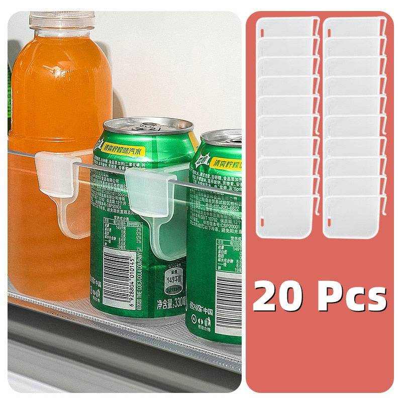 Refrigerator Storage Partition Board Retractable Plastic Divider Storage Splint