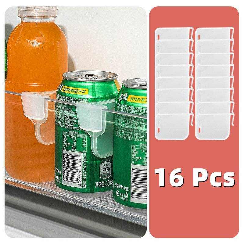 Refrigerator Storage Partition Board Retractable Plastic Divider Storage Splint