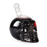 Creative Skull Glass Wine Bottle Whisky Wine Crystal CupsTransparent Bar Set - Culinarywellbeing