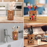 Bamboo Toothbrush & Toothpaste Cup holder With Drainage Quick Drying - Culinarywellbeing