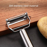 Stainless Steel Peeler Fruit Vegetable Multifunction Grater Julienne Peeler Slice Melon Potato Carrot Cucumber Home Kitchen Tool - Culinarywellbeing