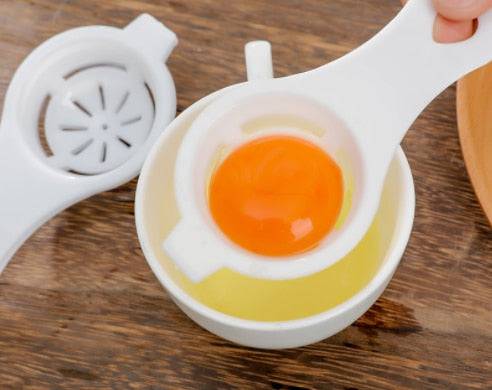 Stem Egg Separator White and Yolk Filter Kitchen Baking Separator Tool - Culinarywellbeing