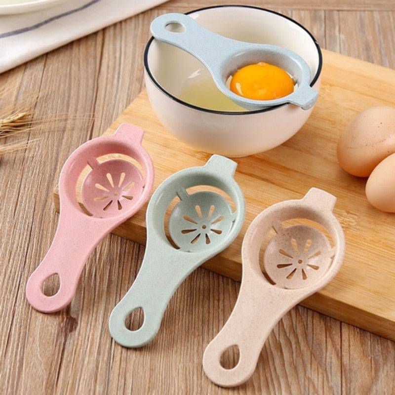 Stem Egg Separator White and Yolk Filter Kitchen Baking Separator Tool - Culinarywellbeing