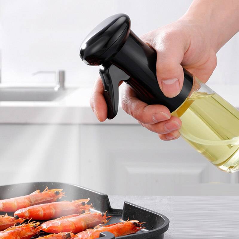 Oil Spray Bottle Atomized Oil Spray Bottle Press Open And Close Barbecue Camping Grilled Steak Vegetable Salad Kitchen Supplies - Culinarywellbeing