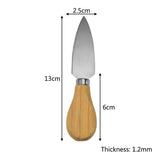 Steel Stainless Cheese Knives with Bamboo Wood Handle Cheese Slicer Ch100% brand new and high quality.
  Made of high quality stainless steel that enable you to easily handle and slice all types of cheese with little efforts and polishTheWellBeing1Bamboo Wood Handle Cheese Slicer Cheese Cutter Kitchen Baking ToolCulinaryWellBeing