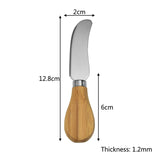 Steel Stainless Cheese Knives with Bamboo Wood Handle Cheese Slicer Ch100% brand new and high quality.
  Made of high quality stainless steel that enable you to easily handle and slice all types of cheese with little efforts and polishTheWellBeing1Bamboo Wood Handle Cheese Slicer Cheese Cutter Kitchen Baking ToolCulinaryWellBeing