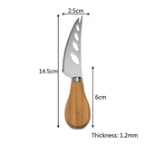 Steel Stainless Cheese Knives with Bamboo Wood Handle Cheese Slicer Ch100% brand new and high quality.
  Made of high quality stainless steel that enable you to easily handle and slice all types of cheese with little efforts and polishTheWellBeing1Bamboo Wood Handle Cheese Slicer Cheese Cutter Kitchen Baking ToolCulinaryWellBeing