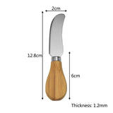 Steel Stainless Cheese Knives with Bamboo Wood Handle Cheese Slicer Ch100% brand new and high quality.
  Made of high quality stainless steel that enable you to easily handle and slice all types of cheese with little efforts and polishTheWellBeing1Bamboo Wood Handle Cheese Slicer Cheese Cutter Kitchen Baking ToolCulinaryWellBeing
