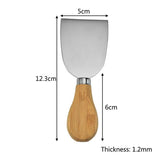 Steel Stainless Cheese Knives with Bamboo Wood Handle Cheese Slicer Ch100% brand new and high quality.
  Made of high quality stainless steel that enable you to easily handle and slice all types of cheese with little efforts and polishTheWellBeing1Bamboo Wood Handle Cheese Slicer Cheese Cutter Kitchen Baking ToolCulinaryWellBeing