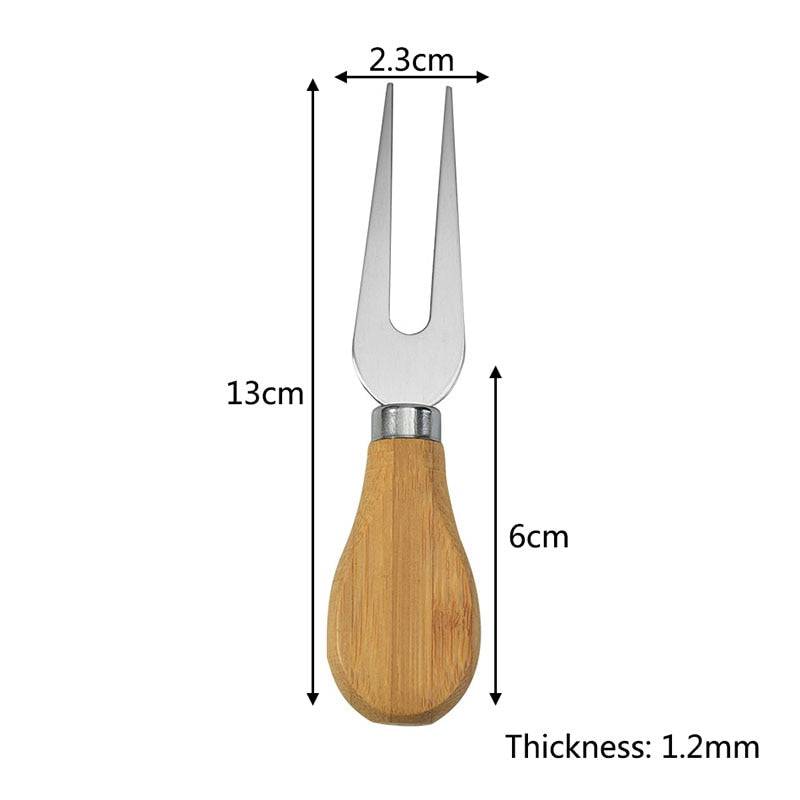 Steel Stainless Cheese Knives with Bamboo Wood Handle Cheese Slicer Ch100% brand new and high quality.
  Made of high quality stainless steel that enable you to easily handle and slice all types of cheese with little efforts and polishTheWellBeing1Bamboo Wood Handle Cheese Slicer Cheese Cutter Kitchen Baking ToolCulinaryWellBeing