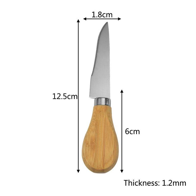 Steel Stainless Cheese Knives with Bamboo Wood Handle Cheese Slicer Ch100% brand new and high quality.
  Made of high quality stainless steel that enable you to easily handle and slice all types of cheese with little efforts and polishTheWellBeing1Bamboo Wood Handle Cheese Slicer Cheese Cutter Kitchen Baking ToolCulinaryWellBeing