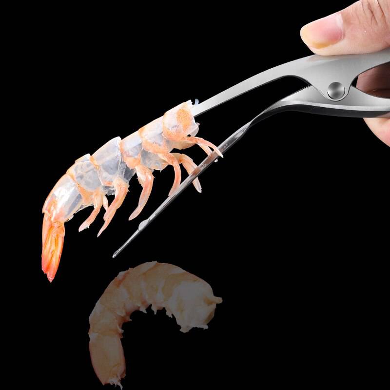 Stainless Steel Shrimp Stripper Shrimp Line Remover Peeler Cleaning Peeling Seafood Tools Kitchen Accessories 2 pcs - Culinarywellbeing