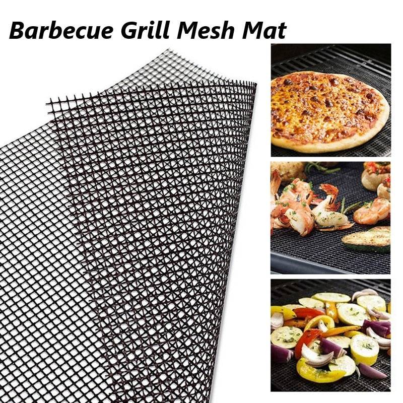 Non-stick Barbecue Mesh Mat Liner Reusable Heat Resistance Baking Net Pad - Culinarywellbeing