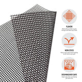 Non-stick Barbecue Mesh Mat Liner Reusable Heat Resistance Baking Net Color:Black Style:Barbecue Mat Package:1*Barbecue Mat Size:30x40cm/40x50cm Functions: Pad on the grill to prevent food from falling and adhesion How to Use: Clean fiTheWellBeing1-stick Barbecue Mesh Mat Liner Reusable Heat Resistance Baking Net PadCulinaryWellBeing