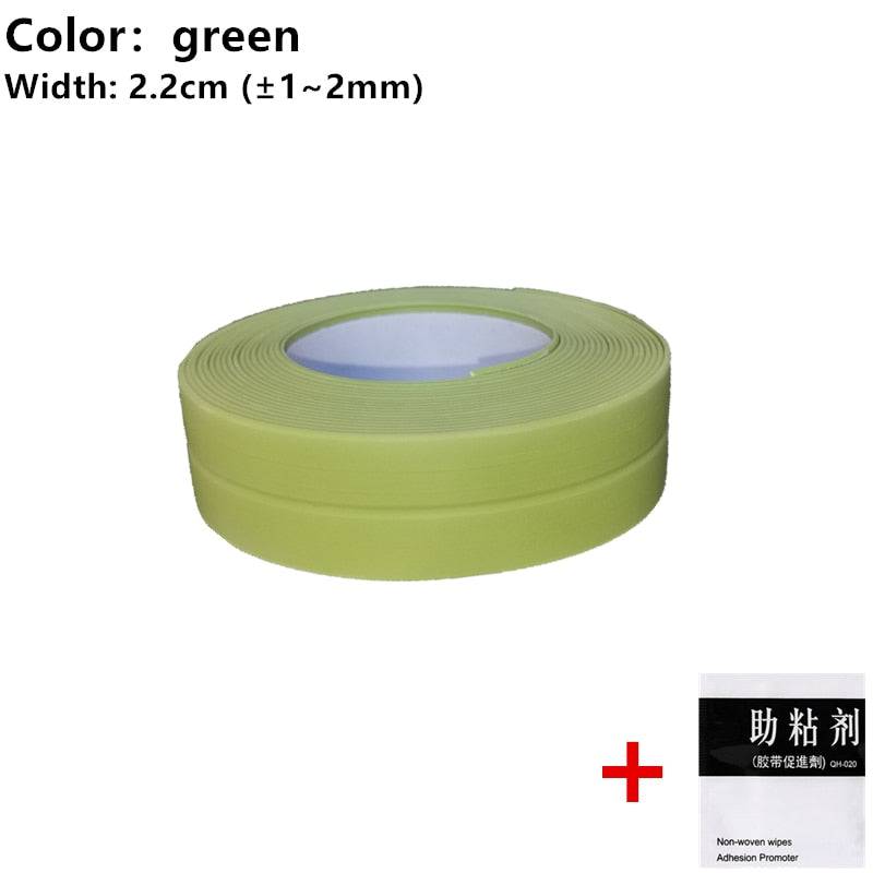 Sealing Strip Tape Caulk Strip Self Adhesive Waterproof Wall Sticker Sink Edge Tape - Culinarywellbeing