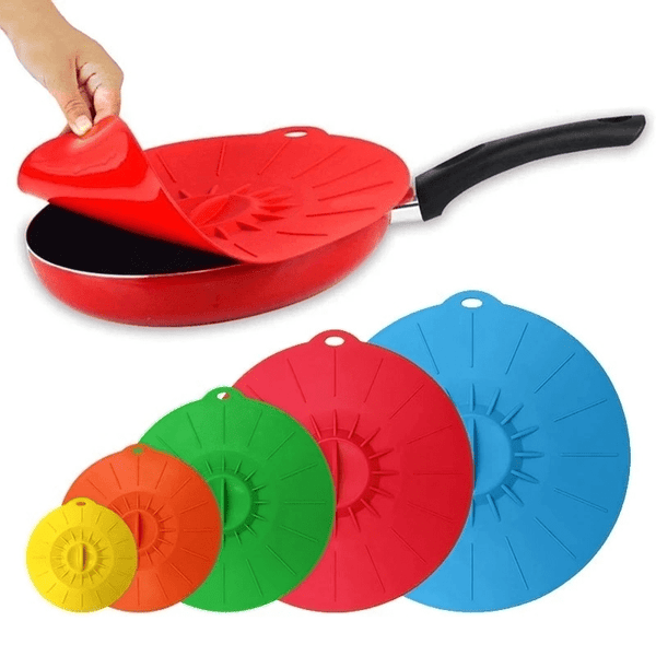 TheWellBeing™ Silicone Microwave Bowl Covers Cooking Kitchen Tool - Culinarywellbeing