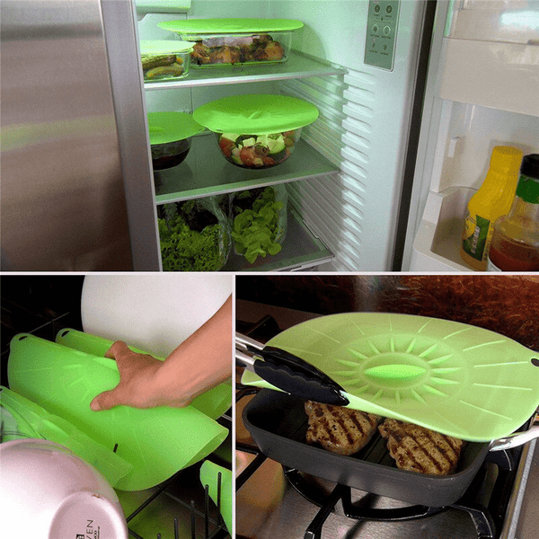 TheWellBeing™ Silicone Microwave Bowl Covers Cooking Kitchen Tool - Culinarywellbeing