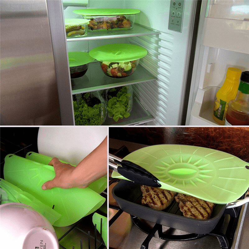 TheWellBeing™ Silicone Microwave Bowl Covers Cooking Kitchen Tool - Culinarywellbeing