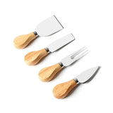 Wood Handle Sets Oak Bamboo Cheese Cutter Knife Slicer Kit Kitchen Cheedse Cutter Useful Cooking Tools - Culinarywellbeing