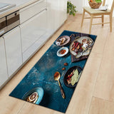 Seasoning Kitchen Mat Home Entrance Doormat Hallway Bedroom Living Roo1. Type: Polyester cloth single-sided printing, non-slip.2. Soft to the touch, fluffy and delicate, does not fade.3. Can be washed or machine washed, wear-resistant.TheWellBeing1Seasoning Kitchen Mat Home Entrance Doormat Hallway Bedroom Living Room Decoration Floor Carpet Balcony Anti-Slip Long RugCulinaryWellBeing