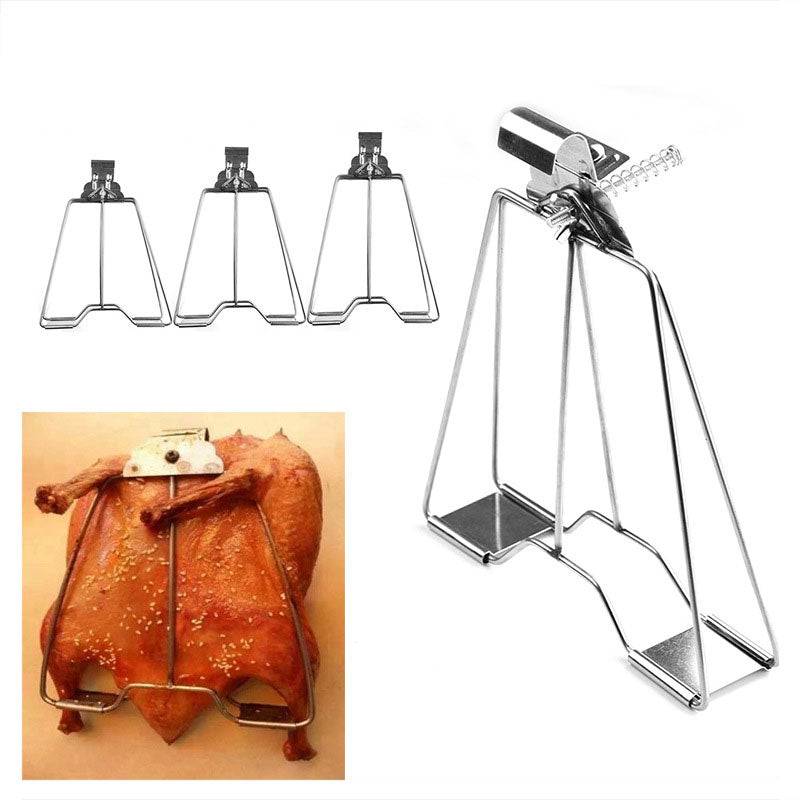 Practical Chicken Roast Duck Clip Stainless Steel Oven Grill BBQ Tool Item name : Roast Duck ClipMaterial : 201 Stainless SteelSize : As show in the pictureColor : As show in the picturePackage : 1pcPlease Note:Due to hand measure, theTheWellBeing1Practical Chicken Roast Duck Clip Stainless Steel Oven Grill BBQ Tool Skewers Grilled Fish Clip HookCulinaryWellBeing