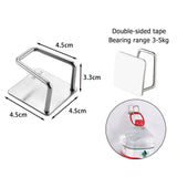 Stainless Steel Sponges Holder Drain Drying Rack Self Adhesive Sink Kitchen Hooks Hanger - Culinarywellbeing