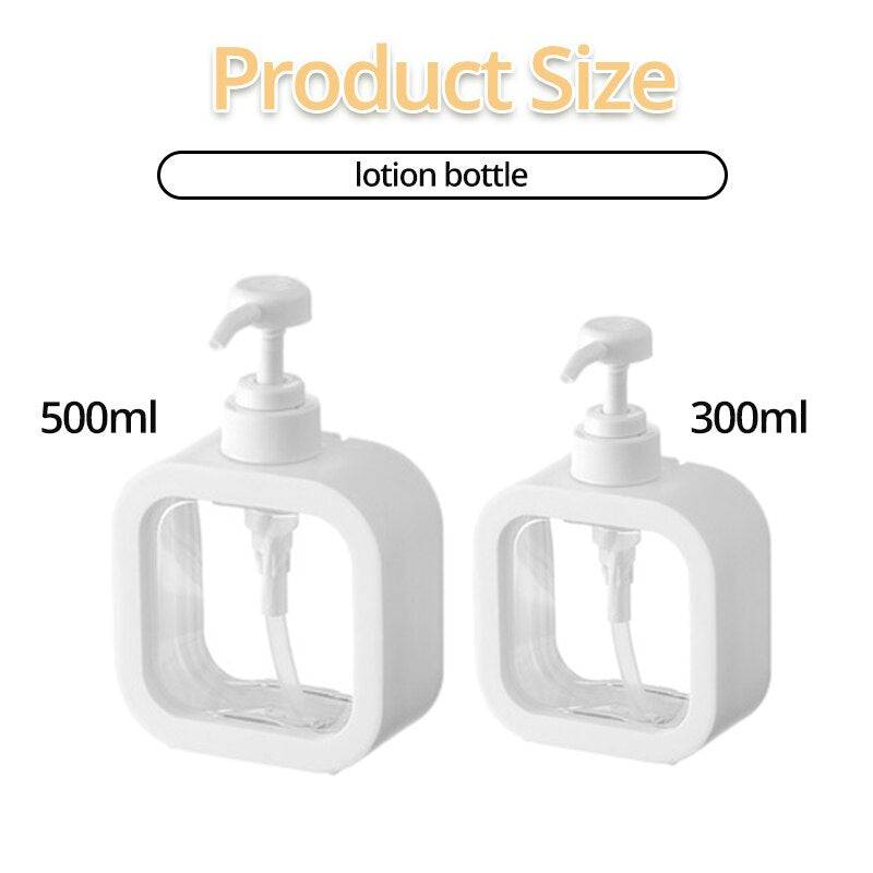 Soap Dispenser White Liquid Lotion Hand Pump Soap Dispenser Refillable Shampoo Bottle Plastic Hand Soap Dispenser - Culinarywellbeing