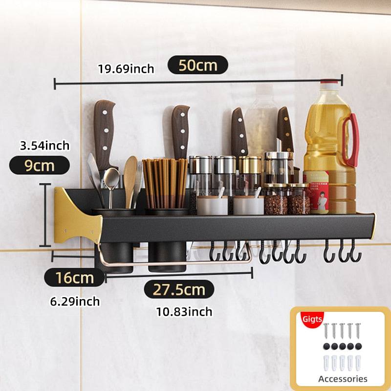 Multifunction Kichen Shelf Storage Rack Wall-mounted Kitchen OrganizerPacking list


1*kitchen shelf+1 package*punch accessoriesTheWellBeing1Multifunction Kichen Shelf Storage Rack Wall-mounted Kitchen OrganizerCulinaryWellBeing