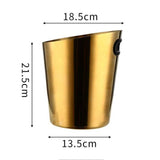 Noble Luxury ice bucket 304 Stainless steel golden hammer pattern - Culinarywellbeing