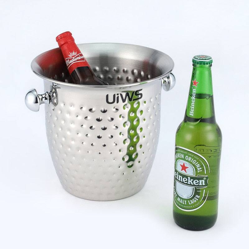 Luxury Stainless Steel Hammer Ice Bucket 5.0L Horn Shaped Beer Bucket Luxury Stainless Steel Hammer Ice Bucket 5.0L Horn Shaped Beer Bucket Party Gathering Chilled Champagne BucketTheWellBeing10L Horn Shaped Beer Bucket Party Gathering Chilled Champagne BucketCulinaryWellBeing