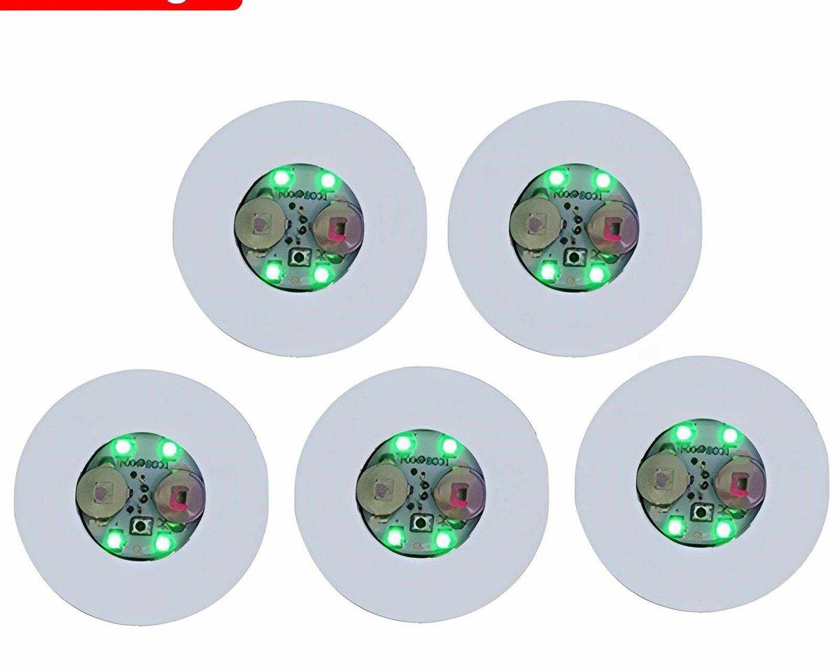 LED Coaster Luminous Bottle Stickers Lights 6cm LED Coaster Lamps