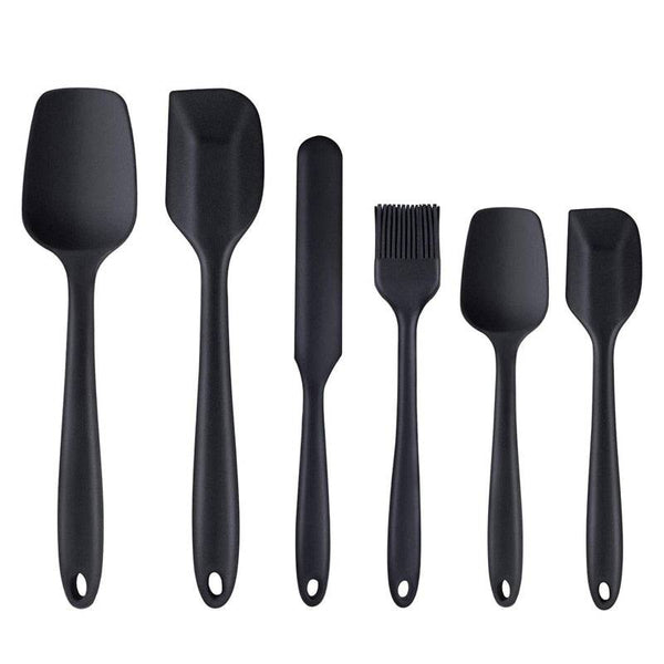 TheWellBeing™ 6-Piece Silicone Spatula Set - Nonstick, Heat-Resistant Spatulas for Cooking, Baking, and Mixing - Culinarywellbeing