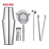 Stainless Steel Cocktail Shaker Mixer Wine Martini Boston Shaker For Bartender Drink Party Bar Tools 550ML/750ML - Culinarywellbeing