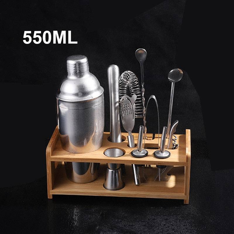 Stainless Steel Cocktail Shaker Mixer Wine Martini Boston Shaker For Bartender Drink Party Bar Tools 550ML/750ML - Culinarywellbeing