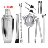 Stainless Steel Cocktail Shaker Mixer Wine Martini Boston Shaker For Bartender Drink Party Bar Tools 550ML/750ML - TheWellBeing1