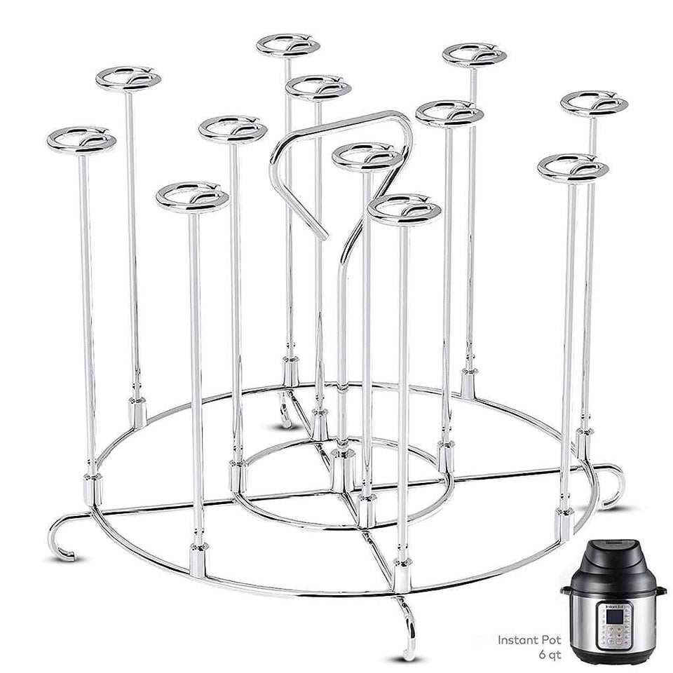 Air Fryer Rack Accessories BBQ Grill Tray Basket Stand Roasting Meat FMetal Material: Non-stick air fryer rack is made of food made 304 stainless steel, durable, not easy to rust and deform.Heat Resistant: Barbecue air fryer grill is hTheWellBeing1Air Fryer Rack Accessories BBQ Grill Tray Basket Stand Roasting Meat Food Holder ToolCulinaryWellBeing