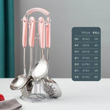 TheWellBeing™ 7-Piece Stainless Steel Kitchenware Set with Ceramic HanTheWellBeing1TheWellBeing™ 7-Piece Stainless Steel Kitchenware SetCulinaryWellBeing