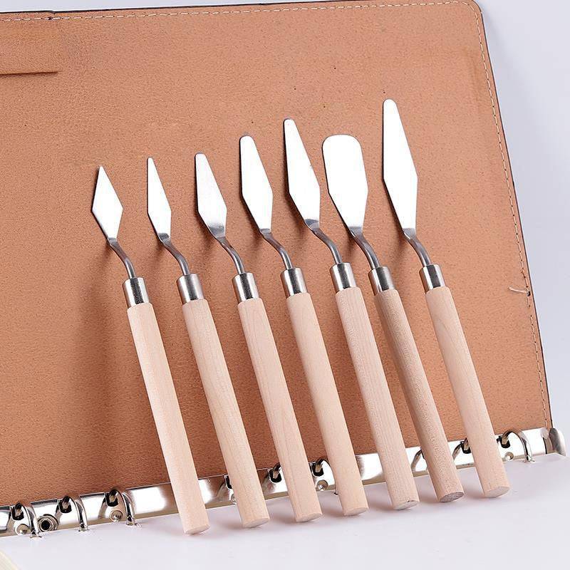 Stainless Steel Fondant Cake Spatula Cream Mixing Scraper Oil Painting Shovel Baking Pastry Tools - Culinarywellbeing