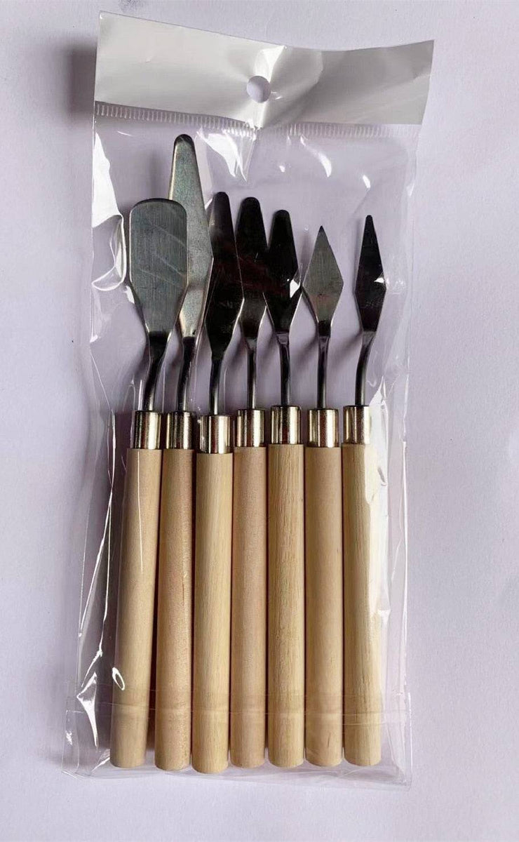 Stainless Steel Fondant Cake Spatula Cream Mixing Scraper Oil Painting Shovel Baking Pastry Tools - Culinarywellbeing