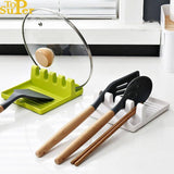 Spoon holders kitchen accessories in green, white, grey for organizing utensils like forks and spatulas.