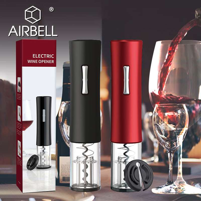 Automatic Wine Bottle Opener Reusable Corkscrew With Foil Cutter - Culinarywellbeing