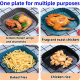 Silicone Air Fryer Oven Tray - Pizza Mat & Chicken Fry Pan - Culinarywellbeing