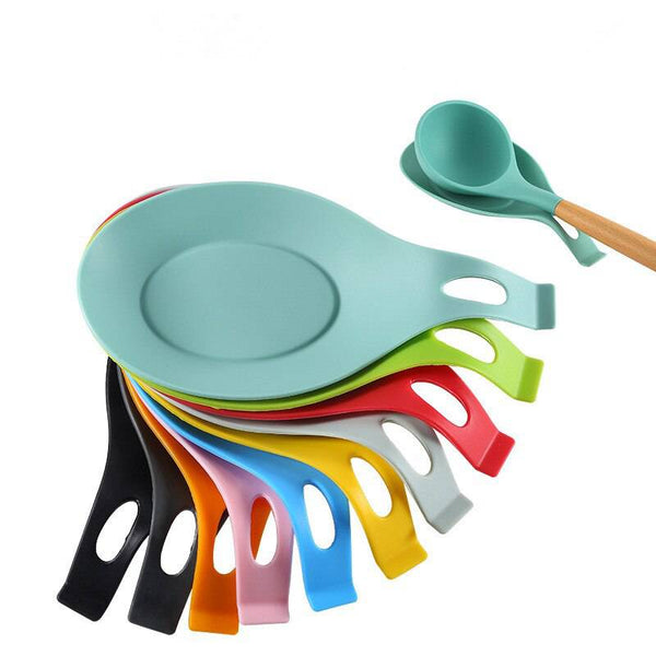 Silicone Insulation Spoon Rest Heat Resistant Placemat Drink Glass Coaster Tray Spoon Pad Eat Mat Pot Holder - Culinarywellbeing