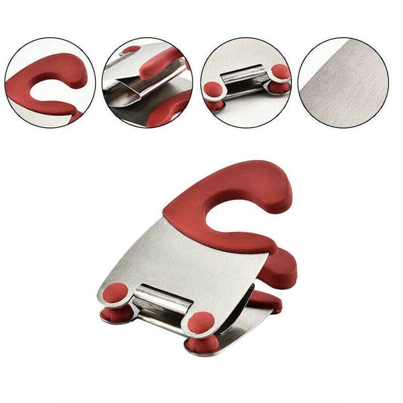 Stainless Steel Pot Side Clips Anti-scalding Spoon HolderMaterial: Rubber + Stainless Steel

Size: as is shown in the picture

Weight: about 59 g

Features: beautiful and lightweight, the buckle

design firmly clamps thingTheWellBeing1Stainless Steel Pot Side Clips Anti-scalding Spoon HolderCulinaryWellBeing