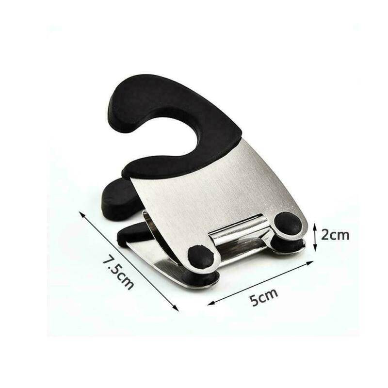 Stainless Steel Pot Side Clips Anti-scalding Spoon HolderMaterial: Rubber + Stainless Steel

Size: as is shown in the picture

Weight: about 59 g

Features: beautiful and lightweight, the buckle

design firmly clamps thingTheWellBeing1Stainless Steel Pot Side Clips Anti-scalding Spoon HolderCulinaryWellBeing