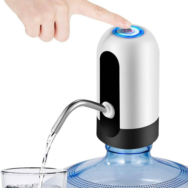 Water Bottle Pump USB Charging Auto Switch Drinking Dispenser Charging Water Pump One Click Auto Switch Drink Pump Dispenser - Culinarywellbeing