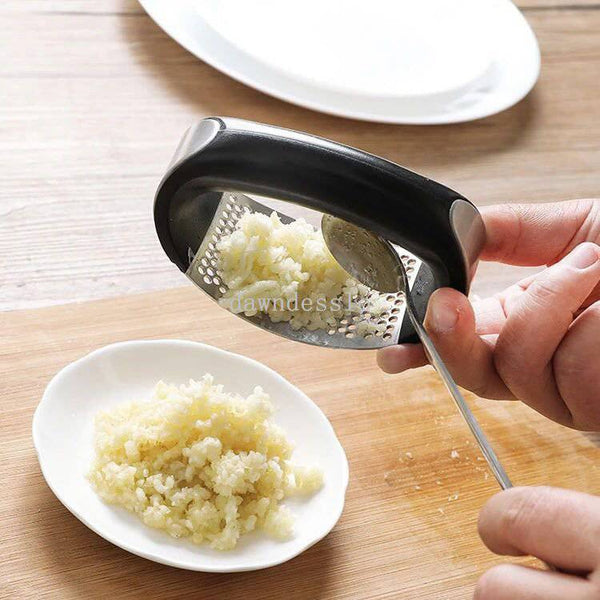 Stainless Steel Garlic Press Manual Garlic Mincer Chopping Fruit Vegetable Tools Kitchen Accessories Gadget Kitchen Things - Culinarywellbeing