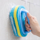 Multipurpose Cleaning Brush with Handle Thick Sponge - Culinarywellbeing